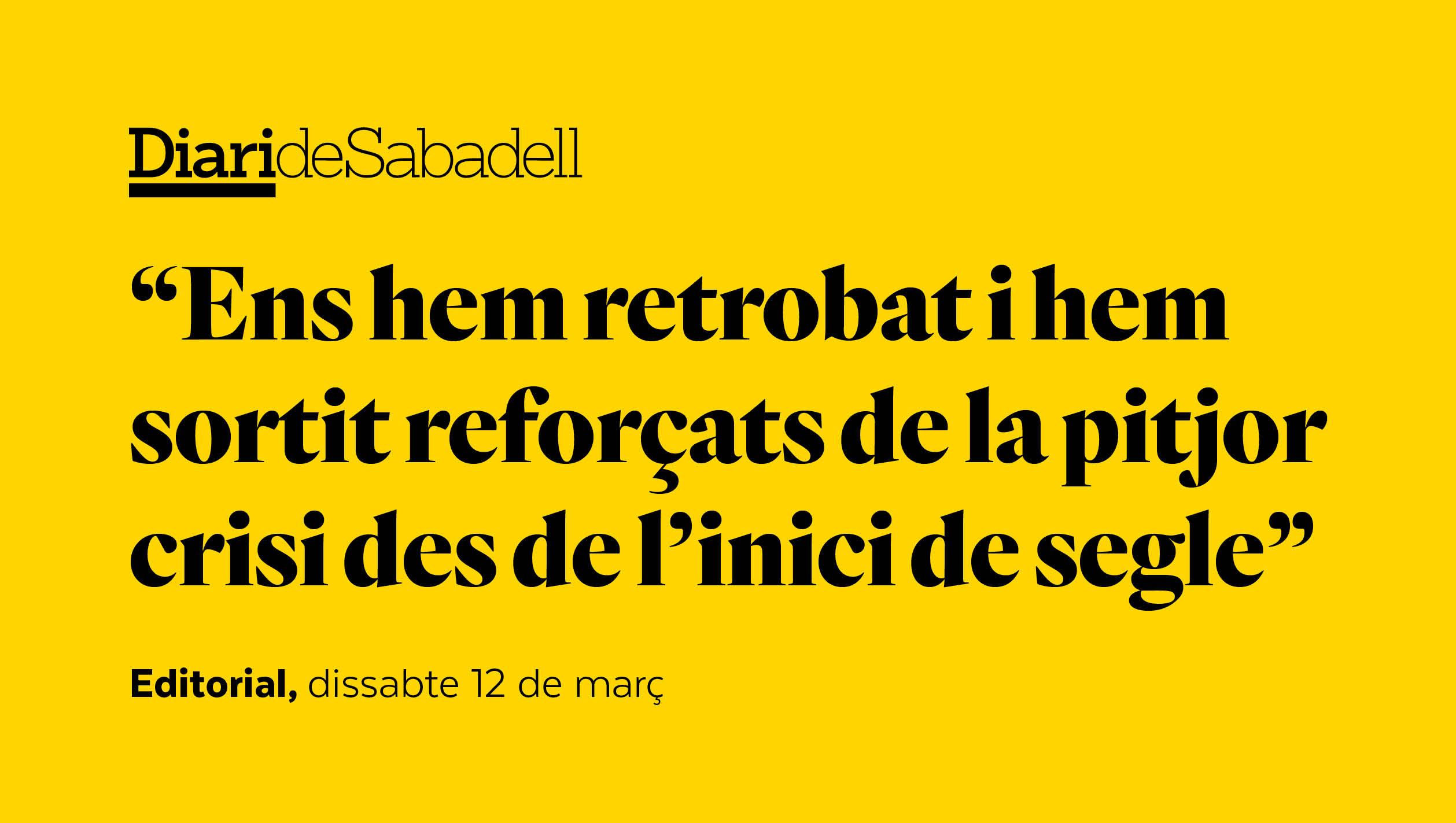 Ens n’hem sortit