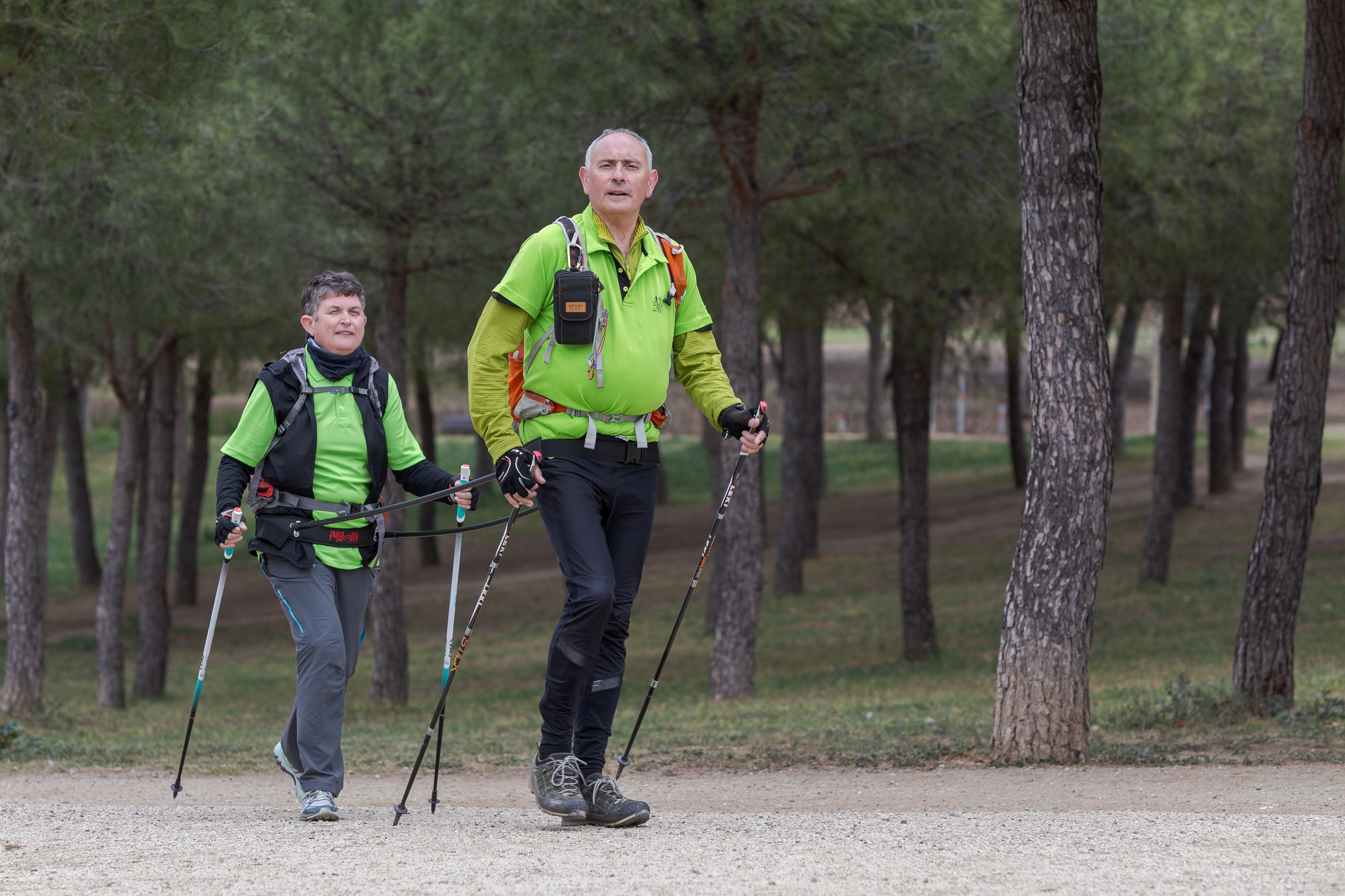Tenir ceguesa ja no és un impediment per fer marxa nòrdica
