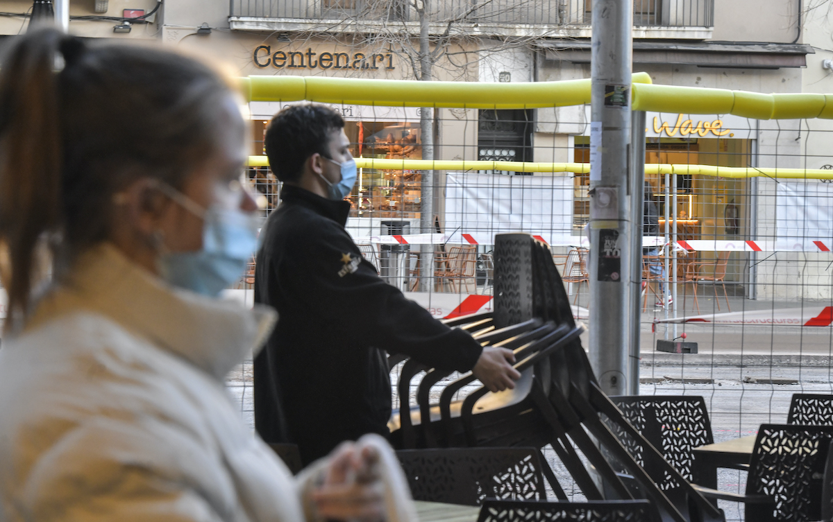 El soroll, la principal molèstia de les obres al passeig de la Plaça Major de Sabadell