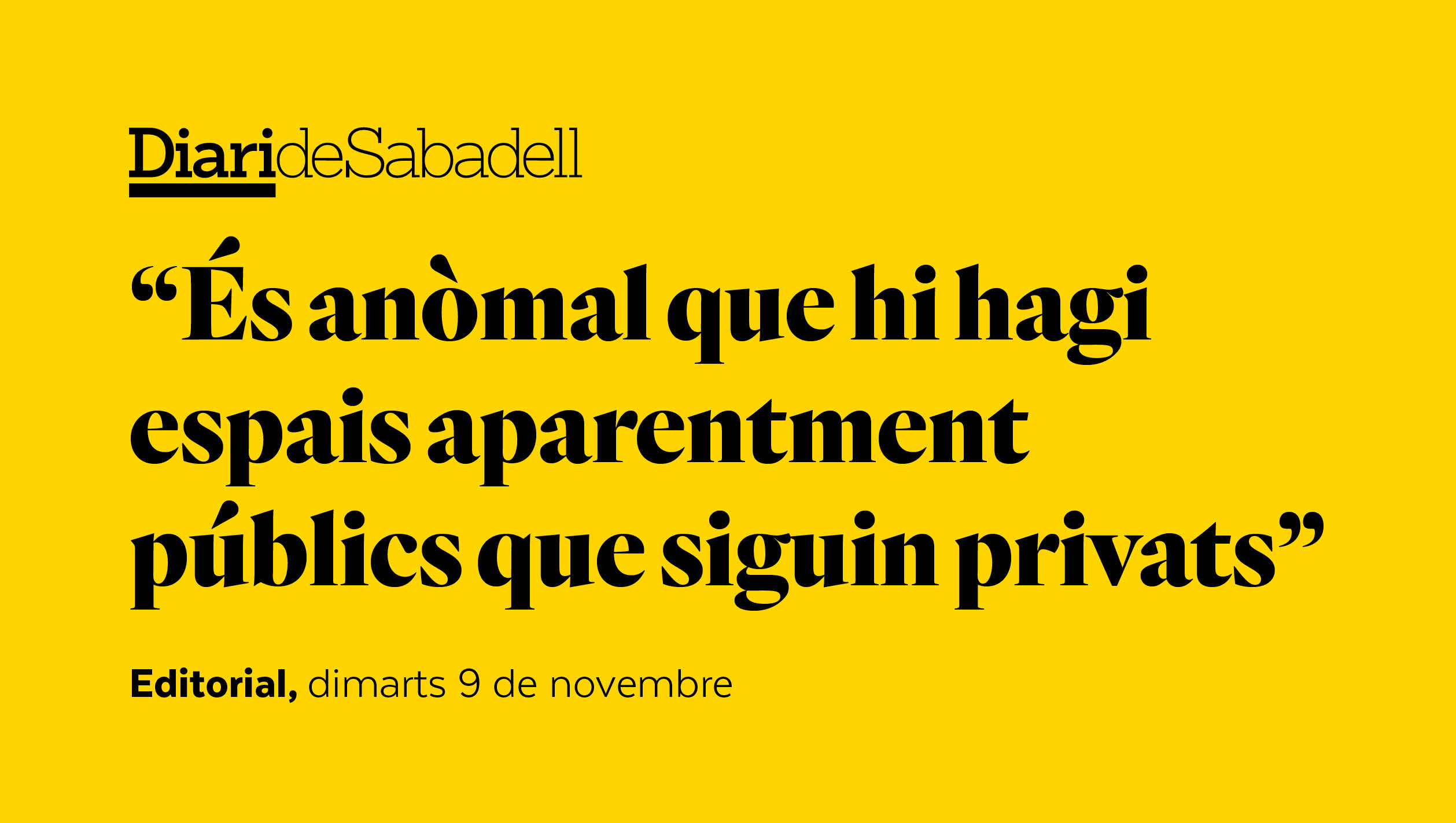 Privats o públics?