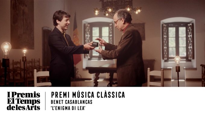 Benet Casablancas, flamant premi El Temps de les Arts