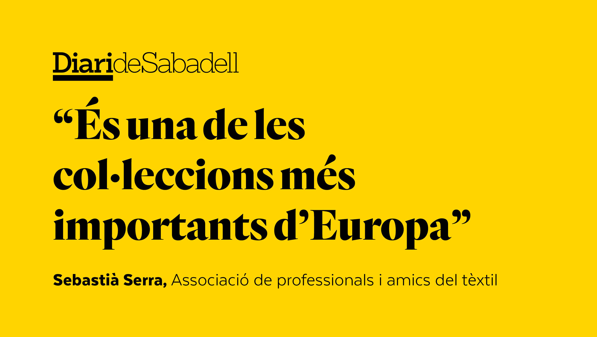 Els mostraris del Museu d’Història, patrimoni de Sabadell
