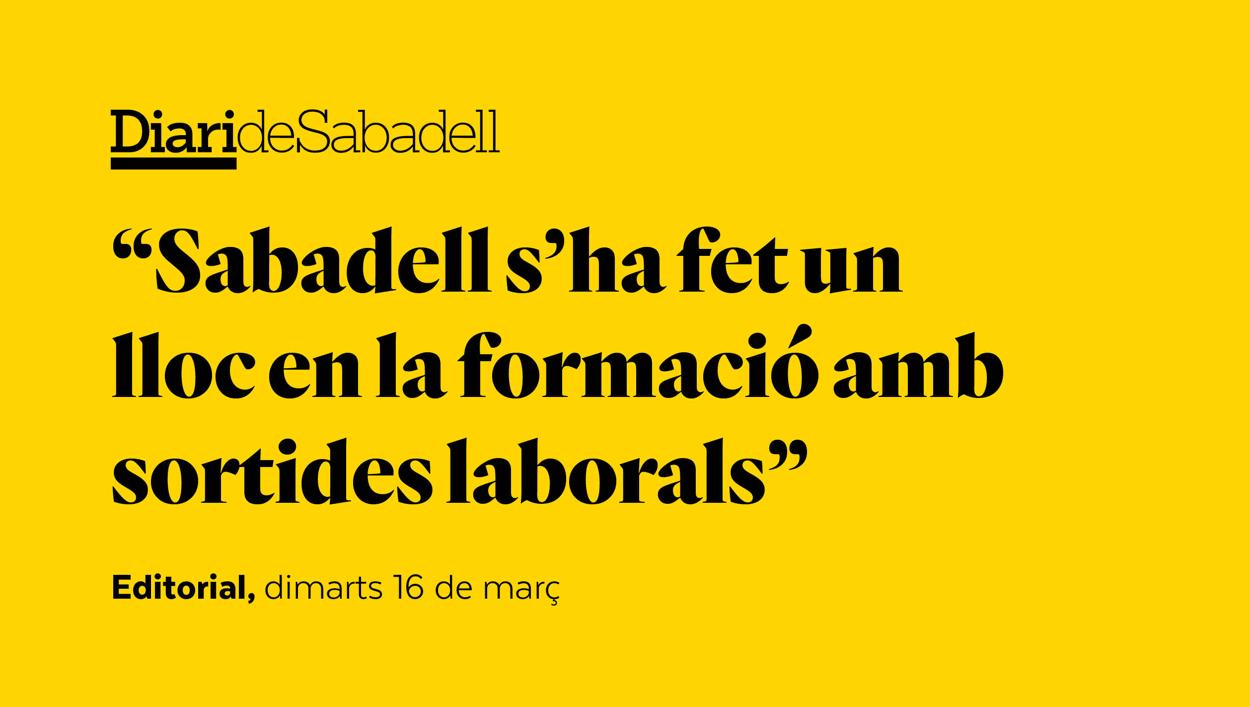 Aprendre, formar-se i treballar