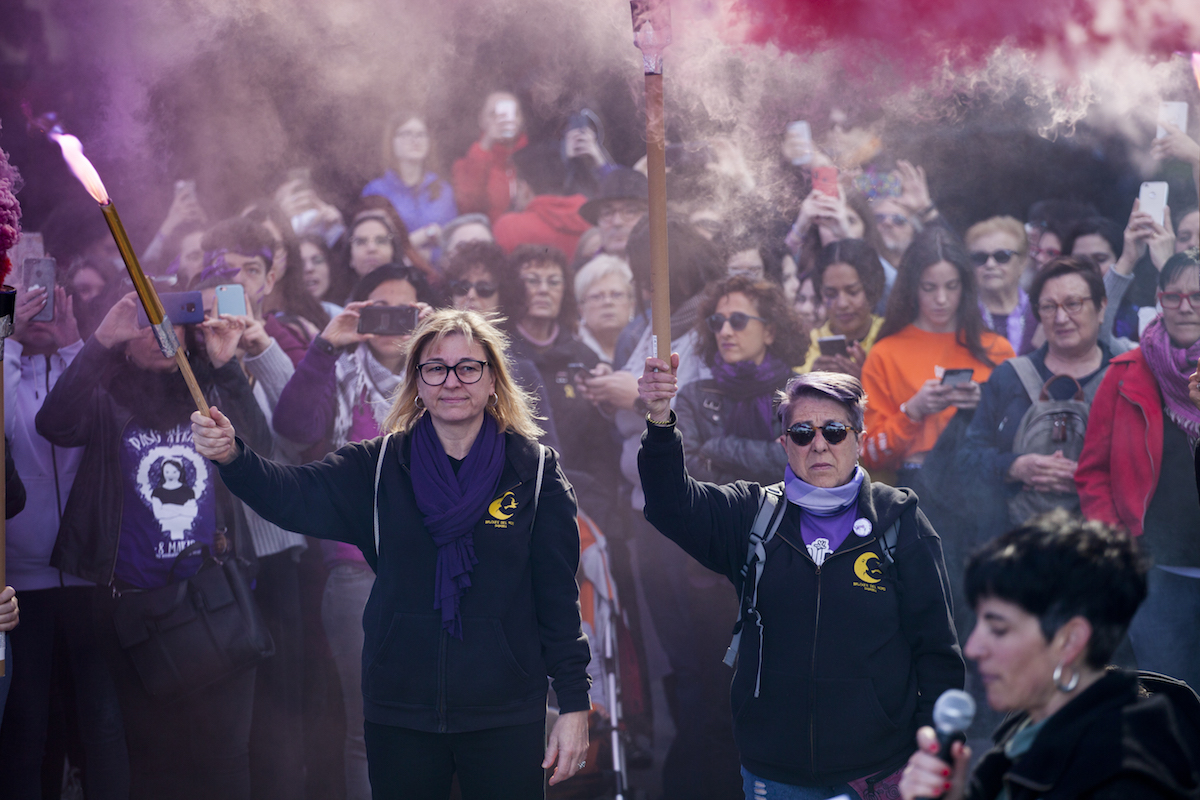 El moviment feminista es mobilitza en un 8-M marcat per la Covid-19