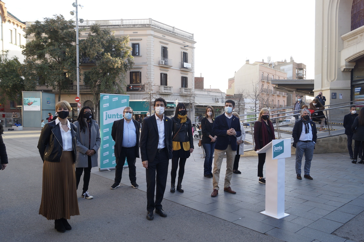 14-F: Junts per Catalunya es presenta a Sabadell com la 