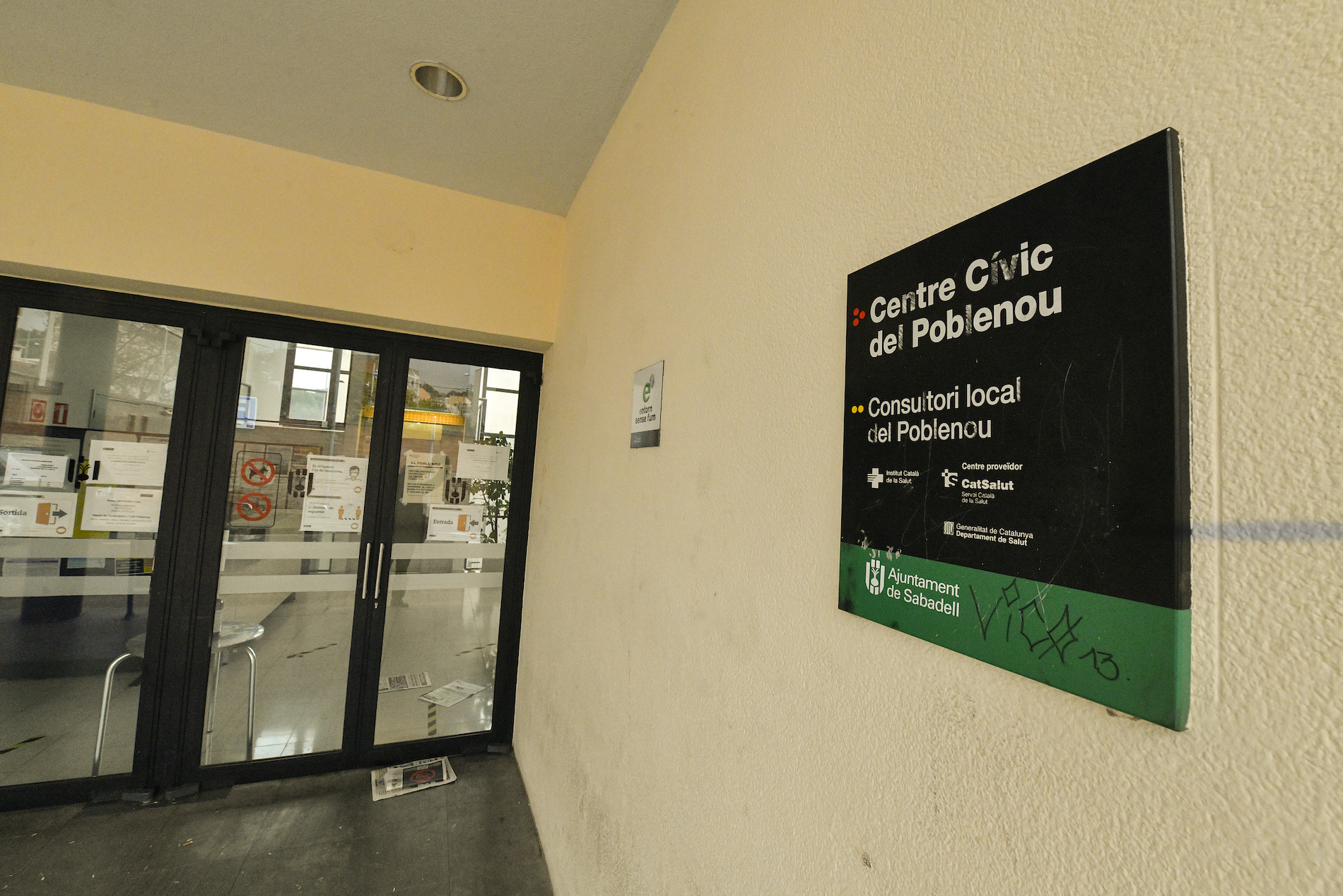 Salut mantindrà tancat el consultori mèdic del Poblenou de forma indefinida