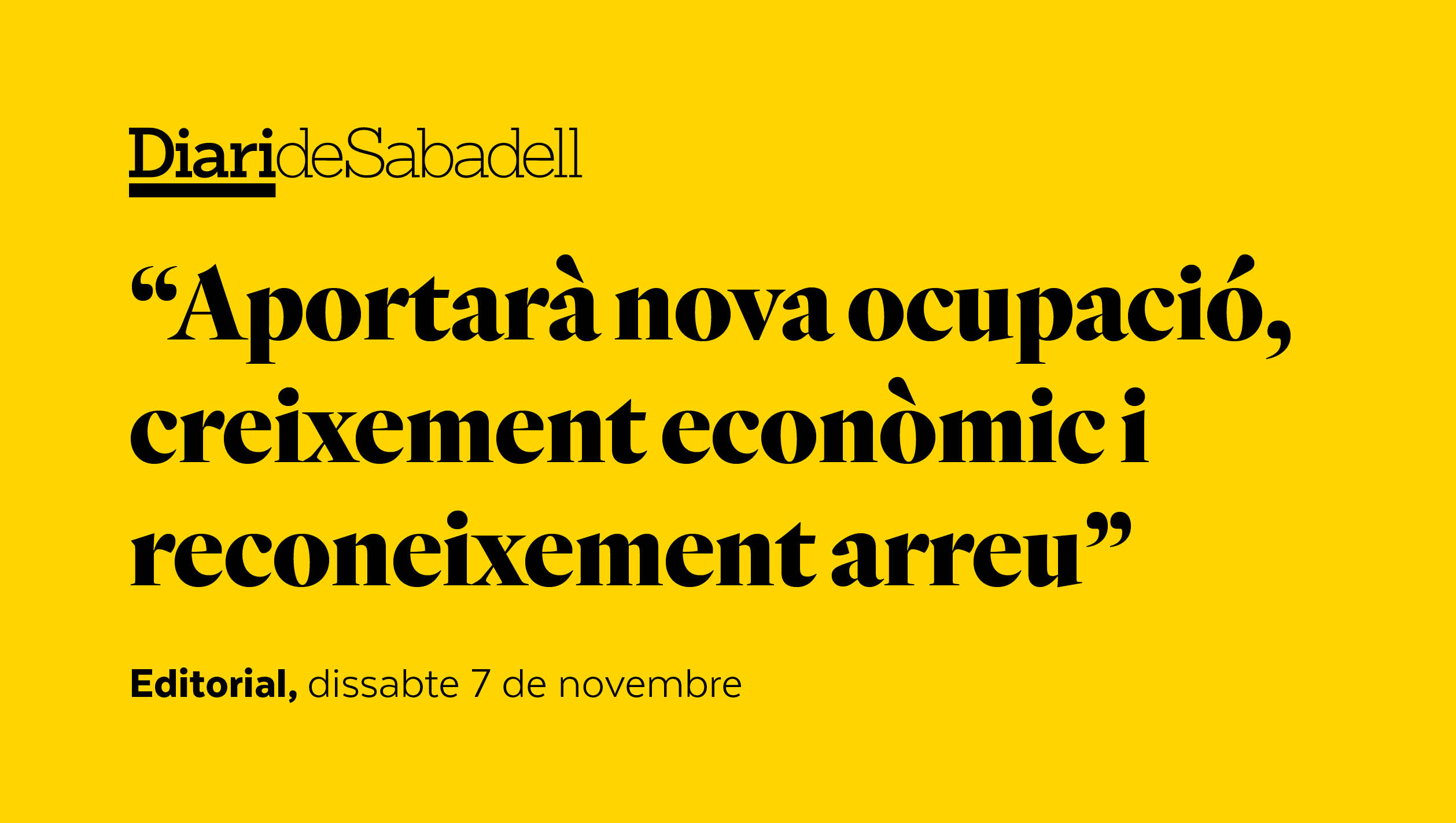 El Riu-sec, l’horitzó del nou Sabadell