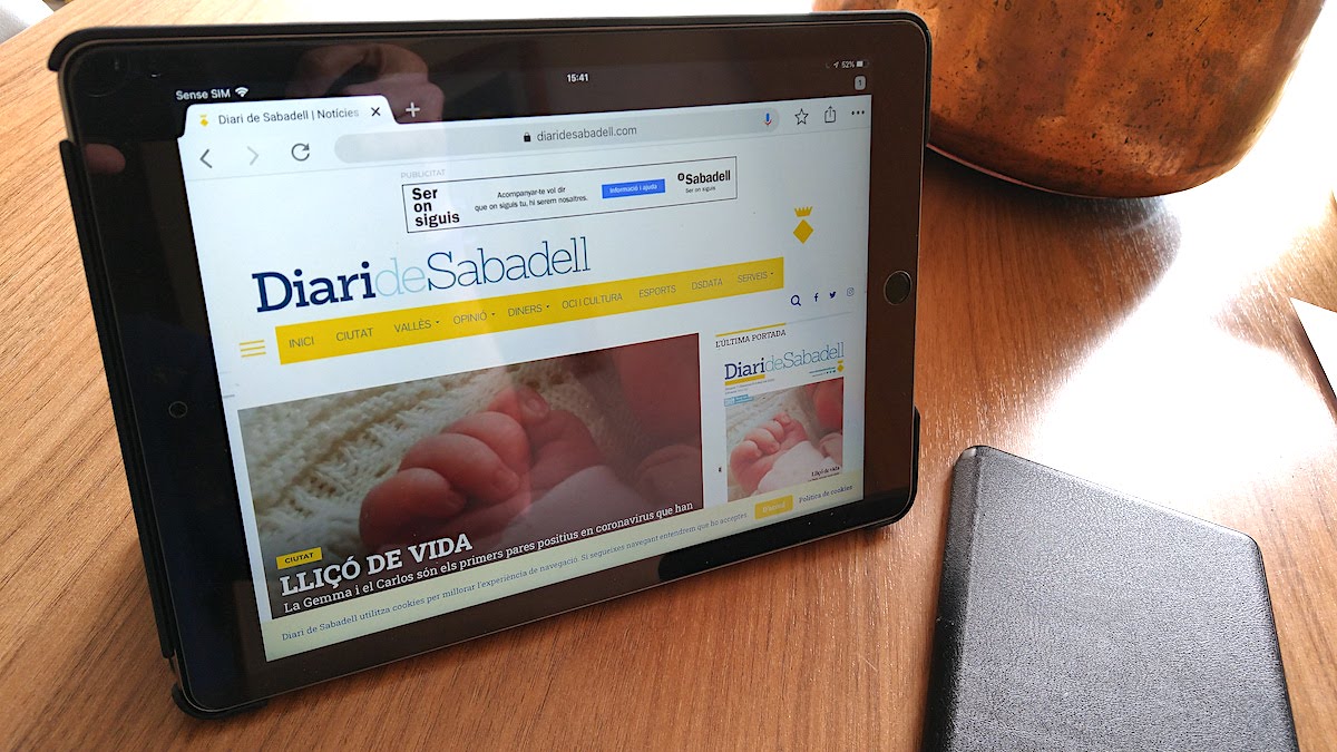 La Generalitat donarà mil tauletes a les residències perquè els usuaris es puguin comunicar amb els familiars