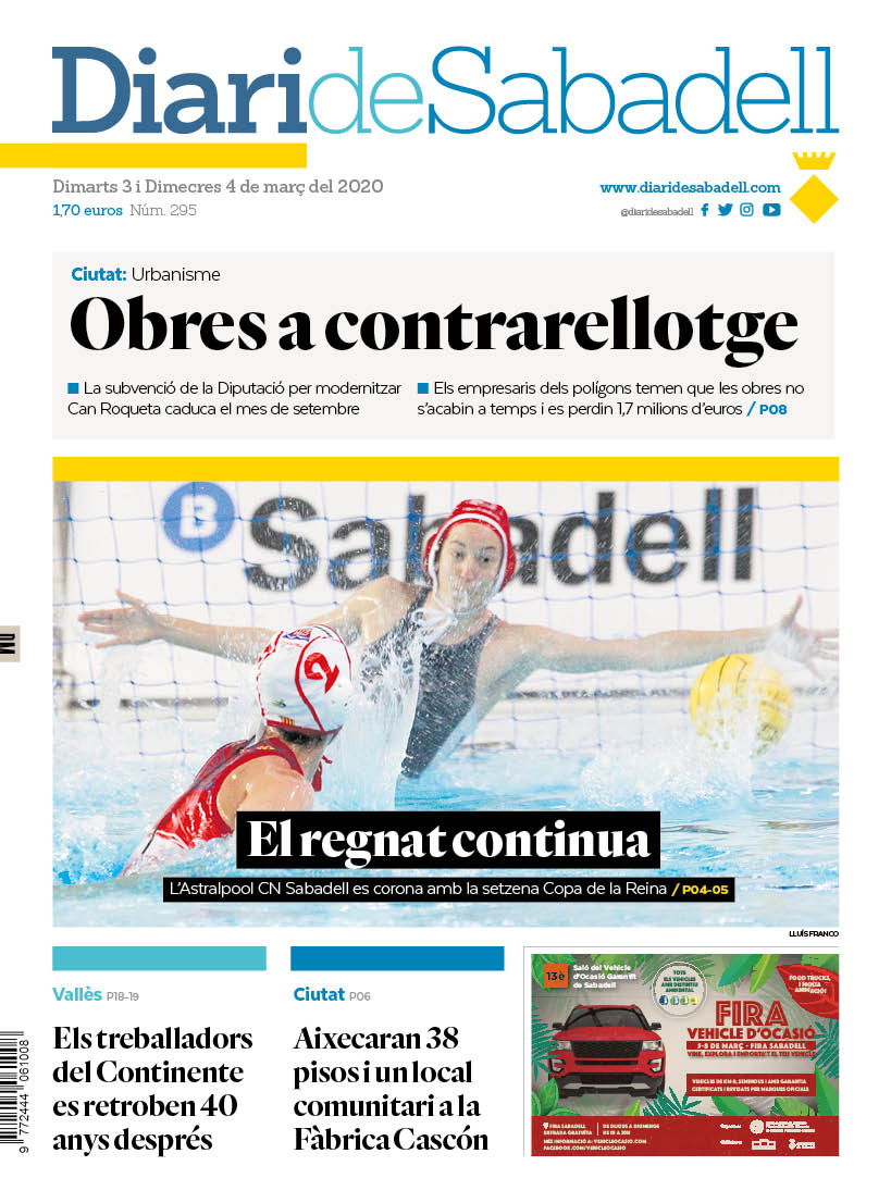 En portada: 'Obres a contrarellotge'