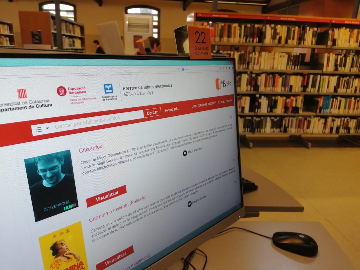 La ‘biblio’ llança el seu Netflix gratuït