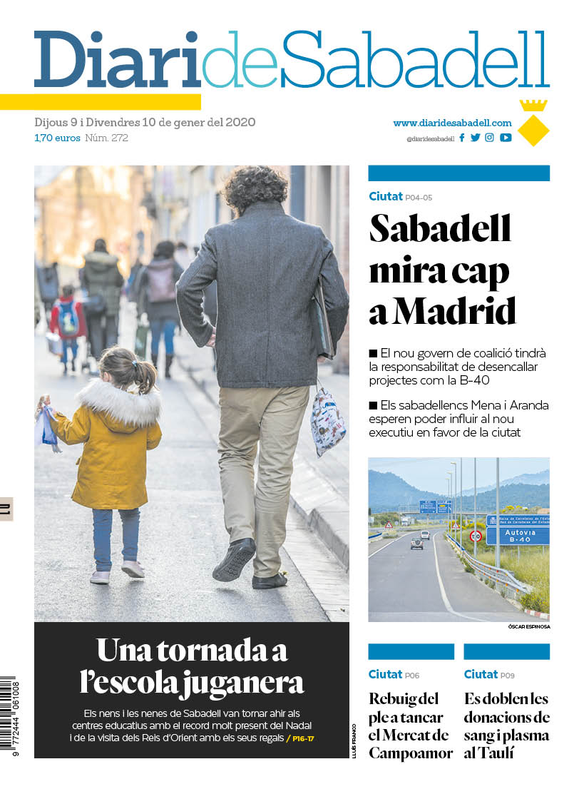 En portada: 'Una tornada a l'escola juganera'