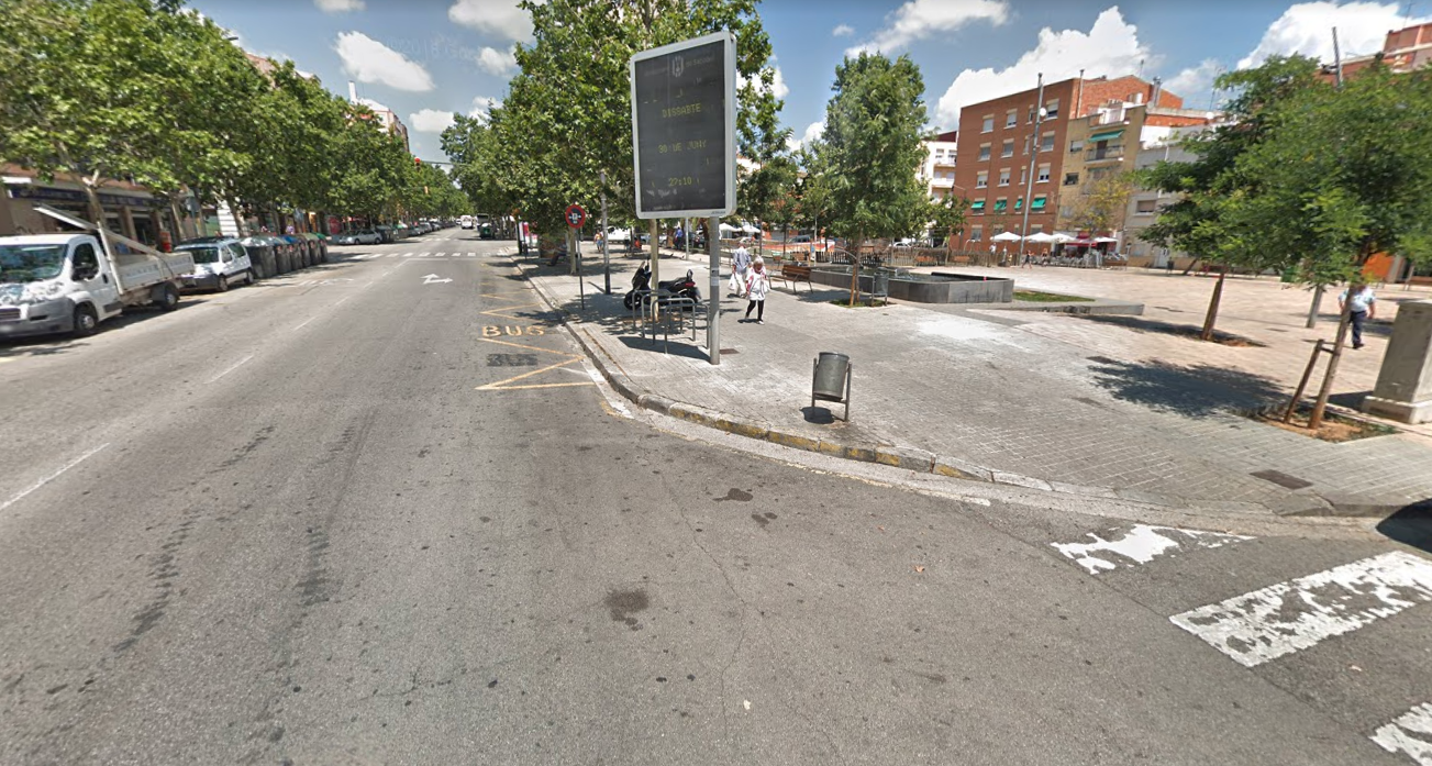 Un motorista, ferit en un accident a Ca n'Oriac