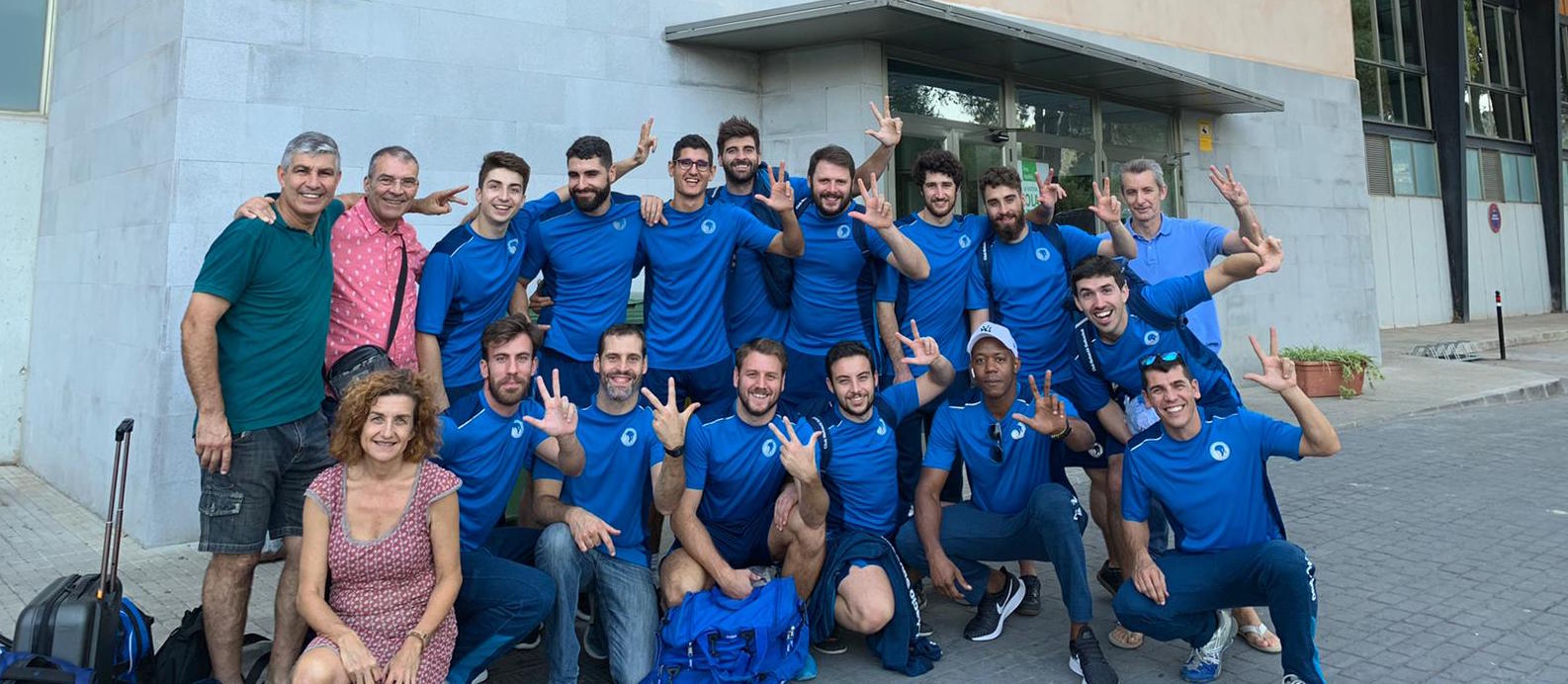 Doble triomf del voleibol del Club Natació en el seu primer desplaçament