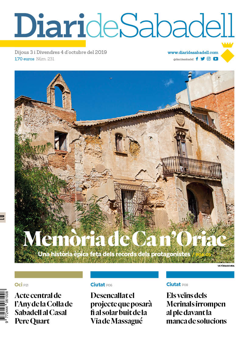 En portada: 'Memòria de Ca n'Oriac'