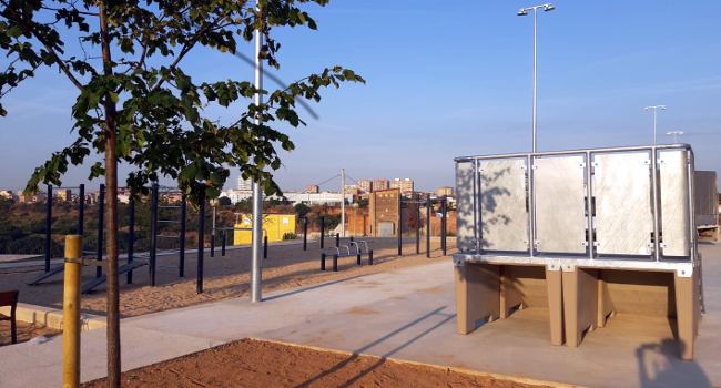 Enllestides les obres de remodelació de la plaça de Montcortès, a Torre-romeu