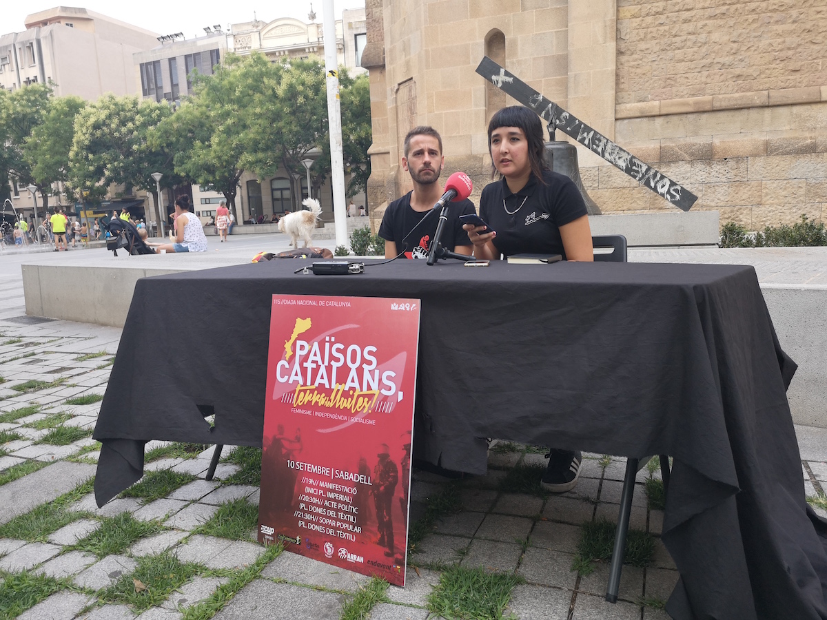 L'esquerra independentista convoca una manifestació prèvia a la Diada