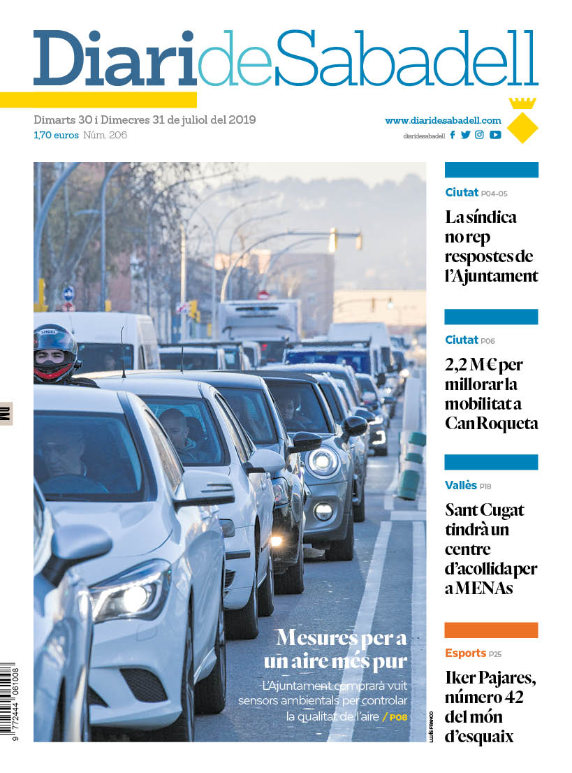 En portada: 'Mesures per a un aire més pur'