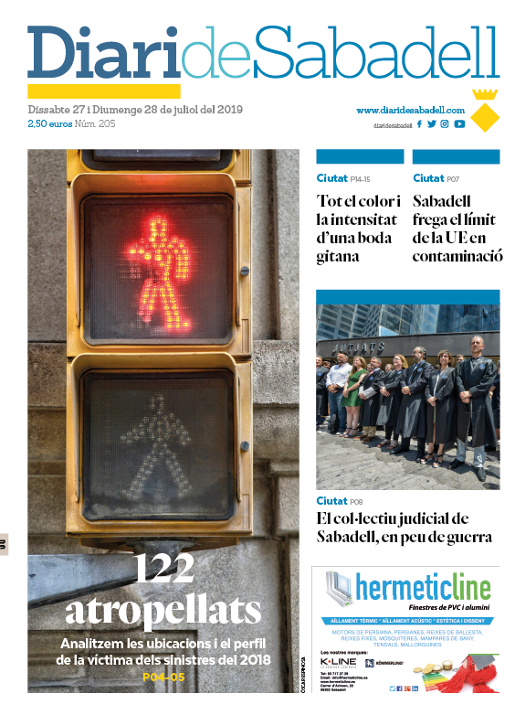En portada: 122 atropellats