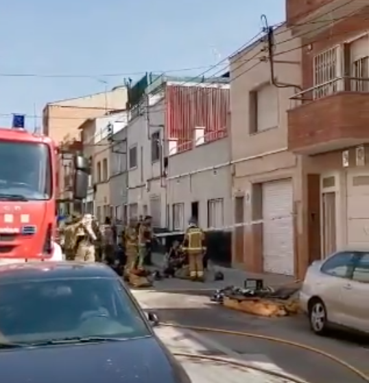 Crema l'aire condicionat d'una casa de les Termes