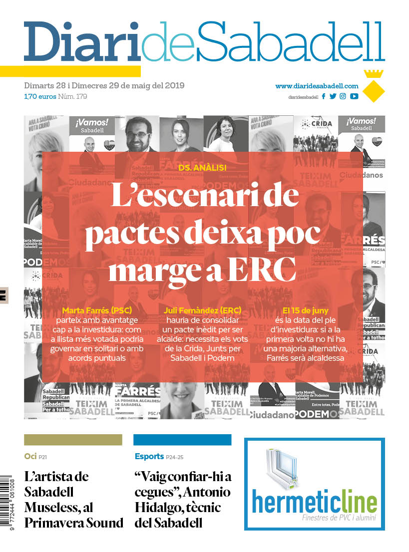 En portada: L’escenari de pactes deixa poc marge a ERC