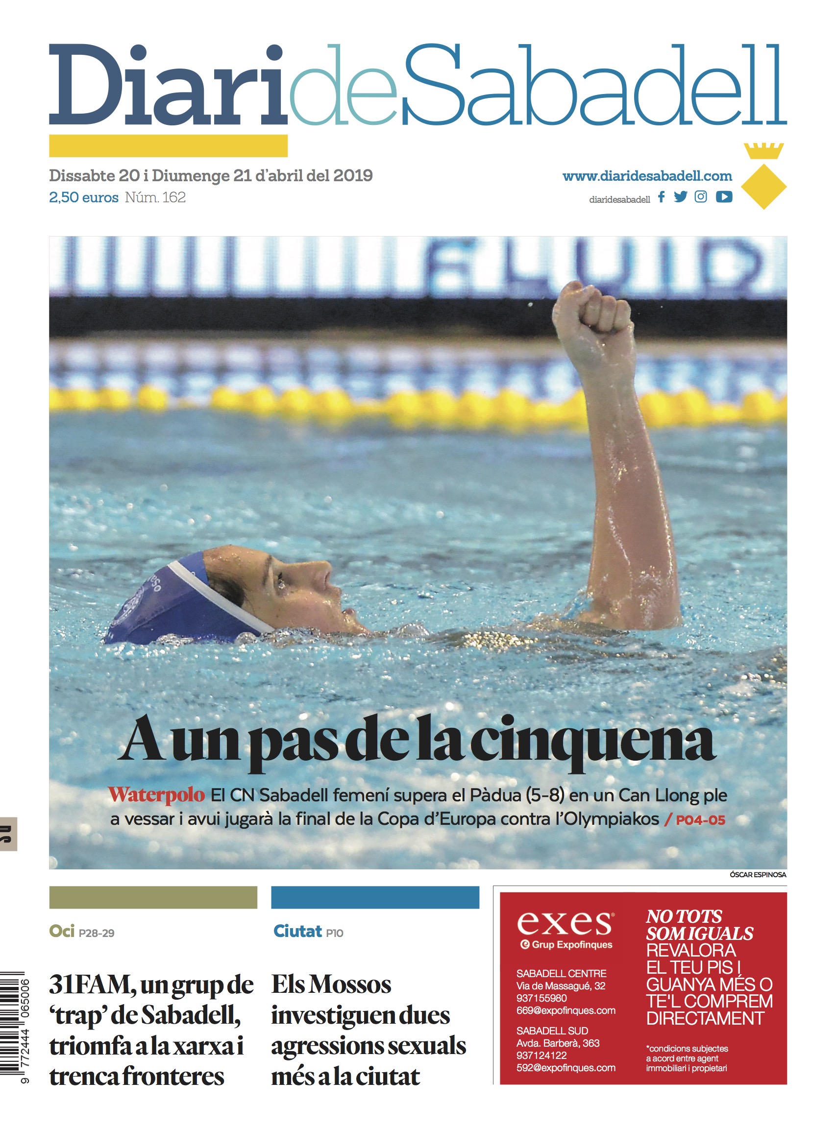 En portada: A un pas de la cinquena