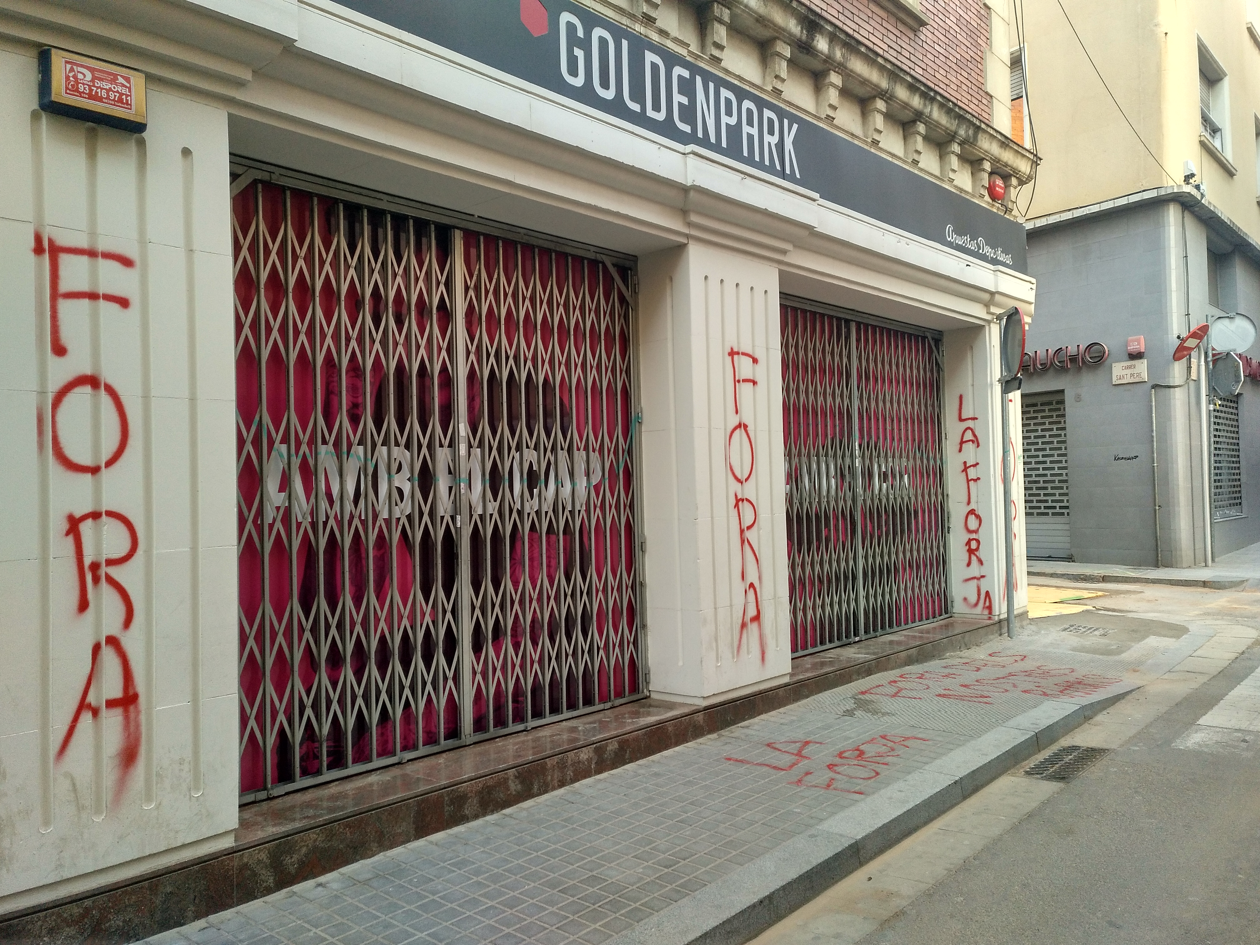 La Forja pinta locals d'apostes esportives perquè tanquin