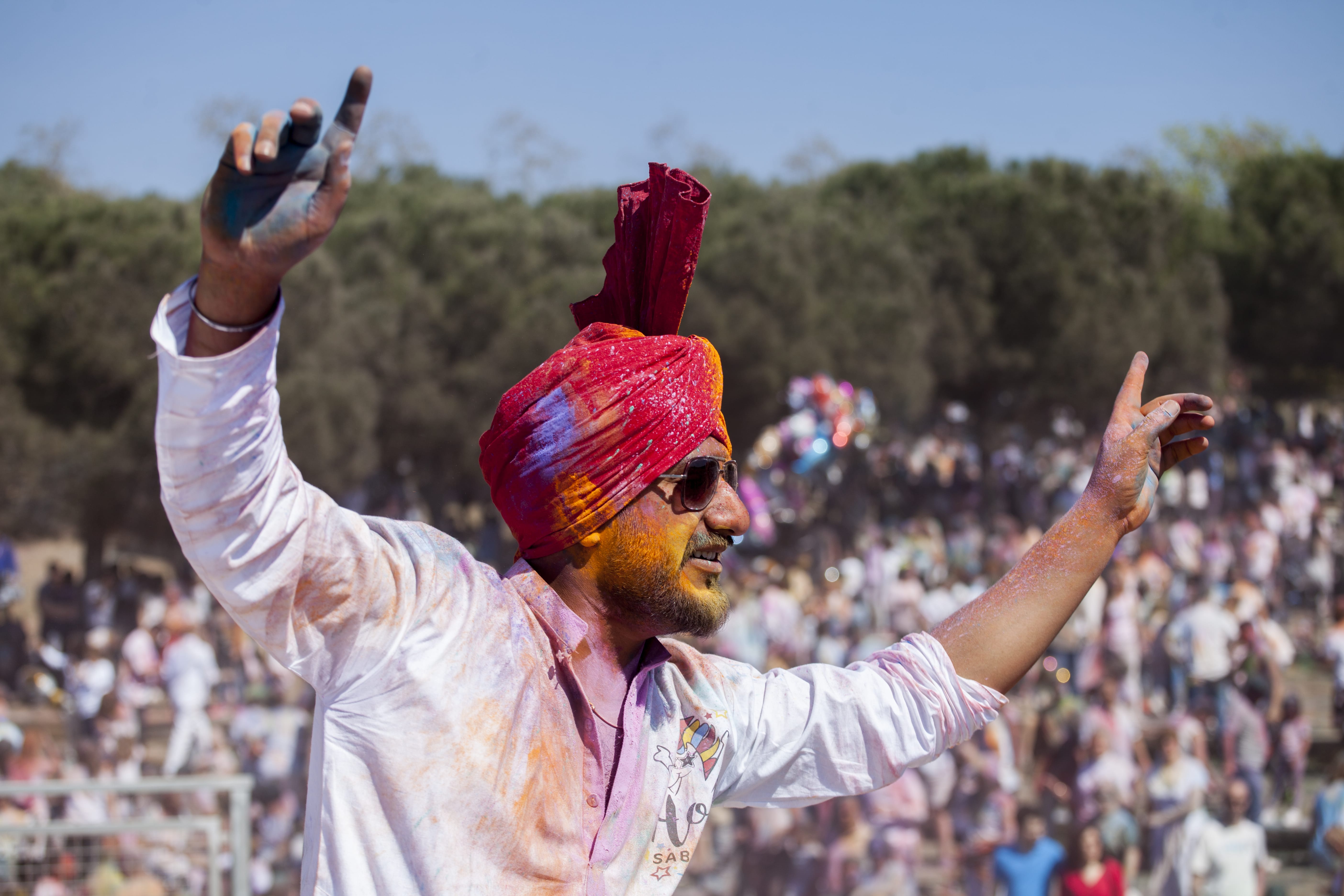 Galeria: La festa Holi, en imatges