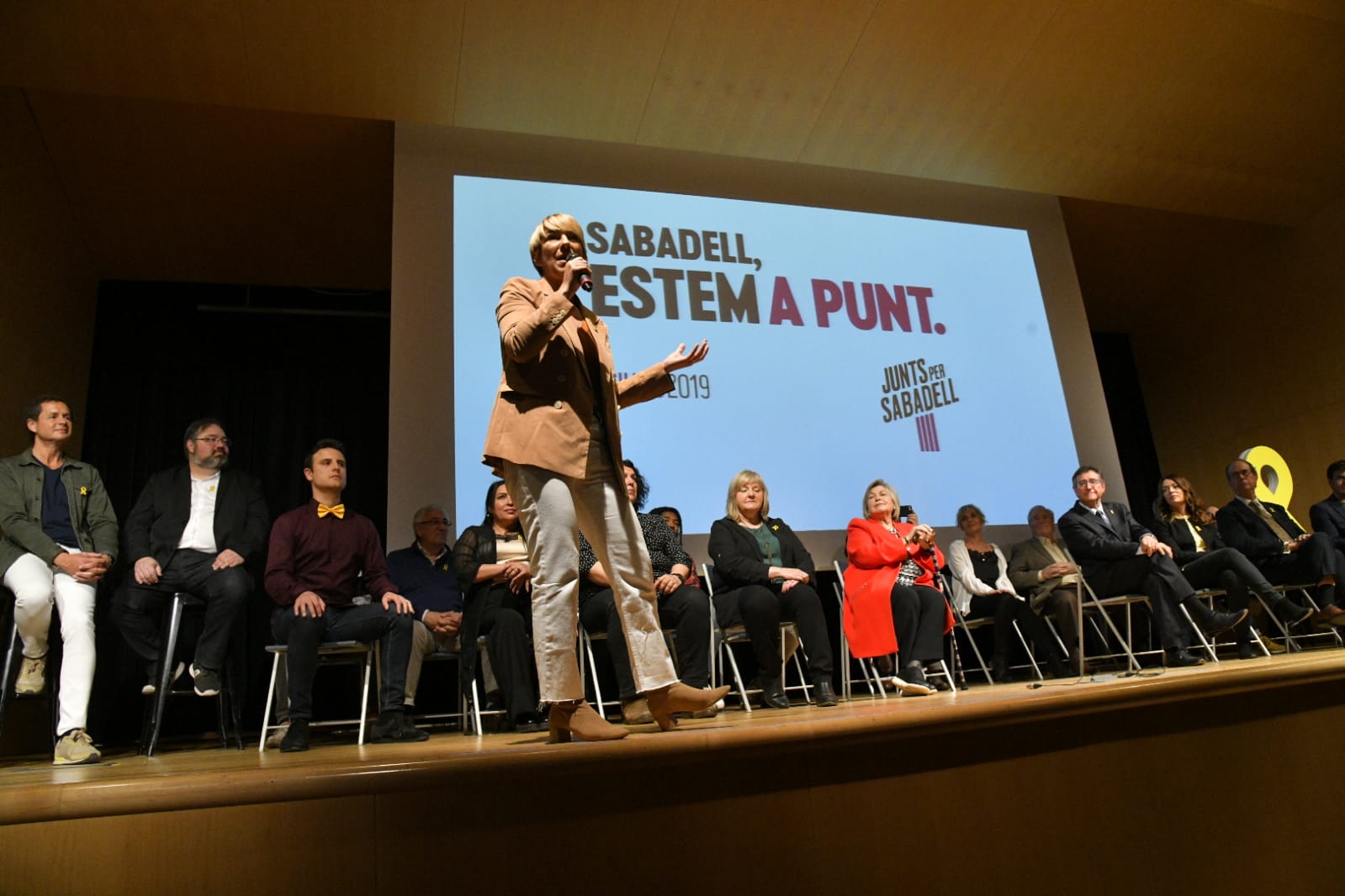 Lourdes Ciuró presenta la seva llista de candidats per a les eleccions municipals