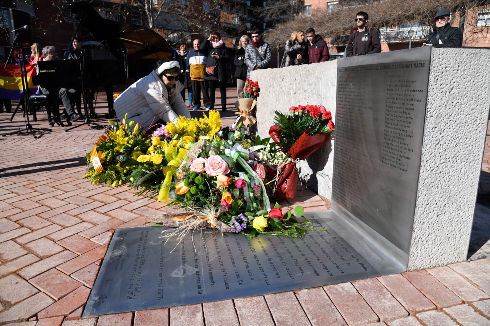 Homenatge als sabadellencs deportats als camps de concentració nazis
