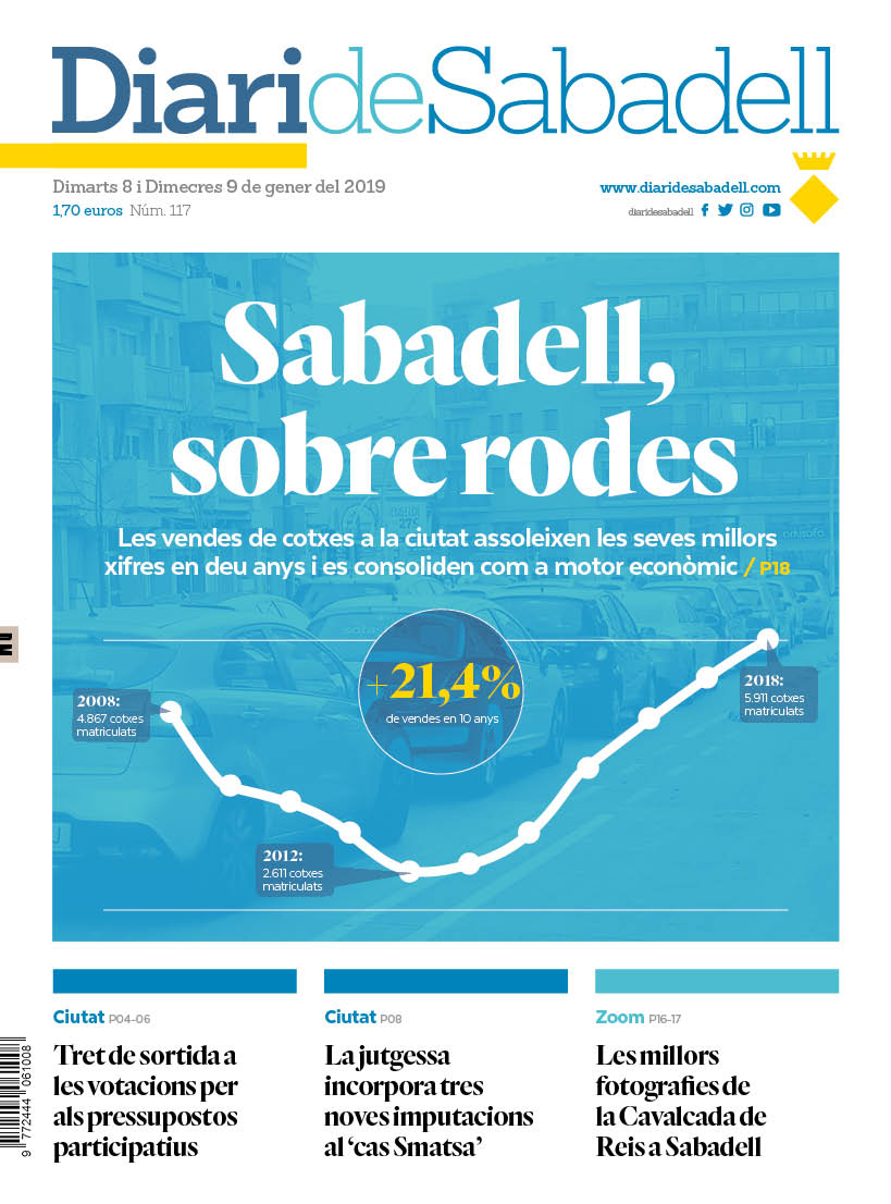 En portada: La millor xifra de matriculacions de cotxes de la dècada