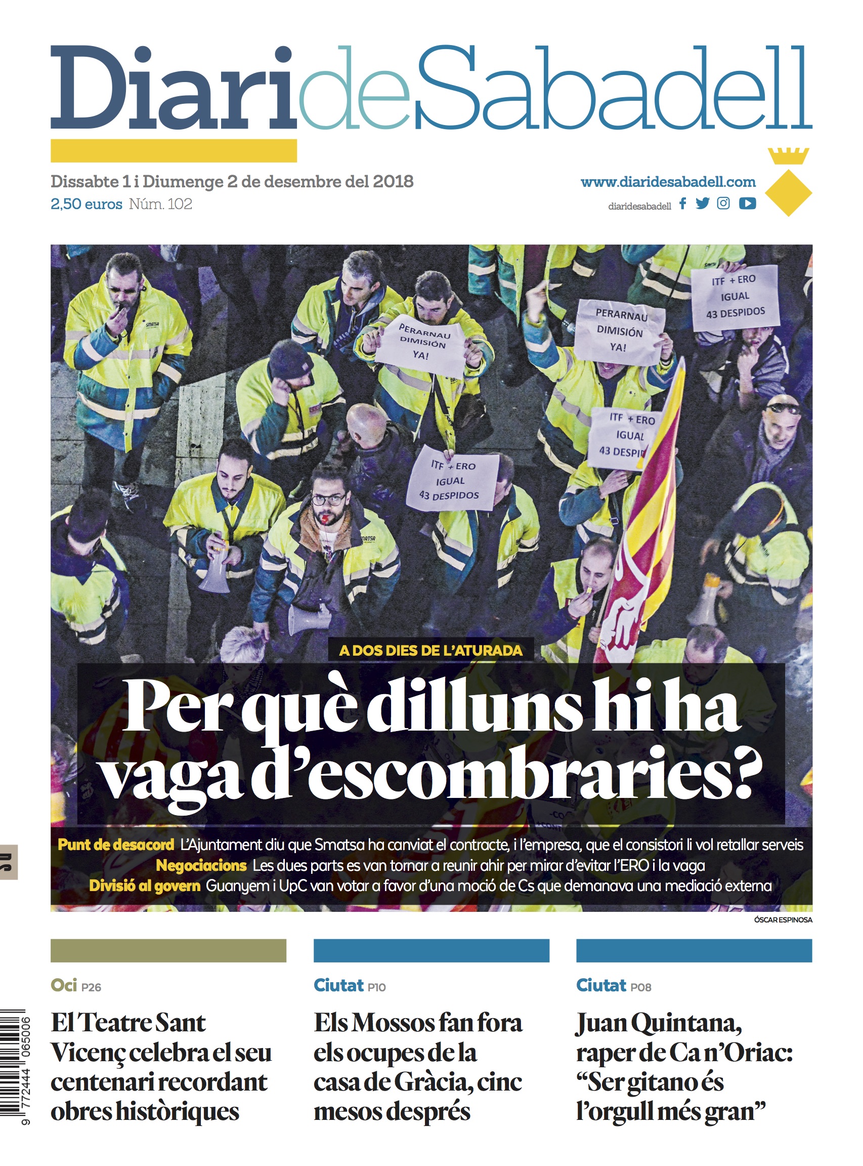 En portada: Quins són els motius de la vaga d'Smatsa?