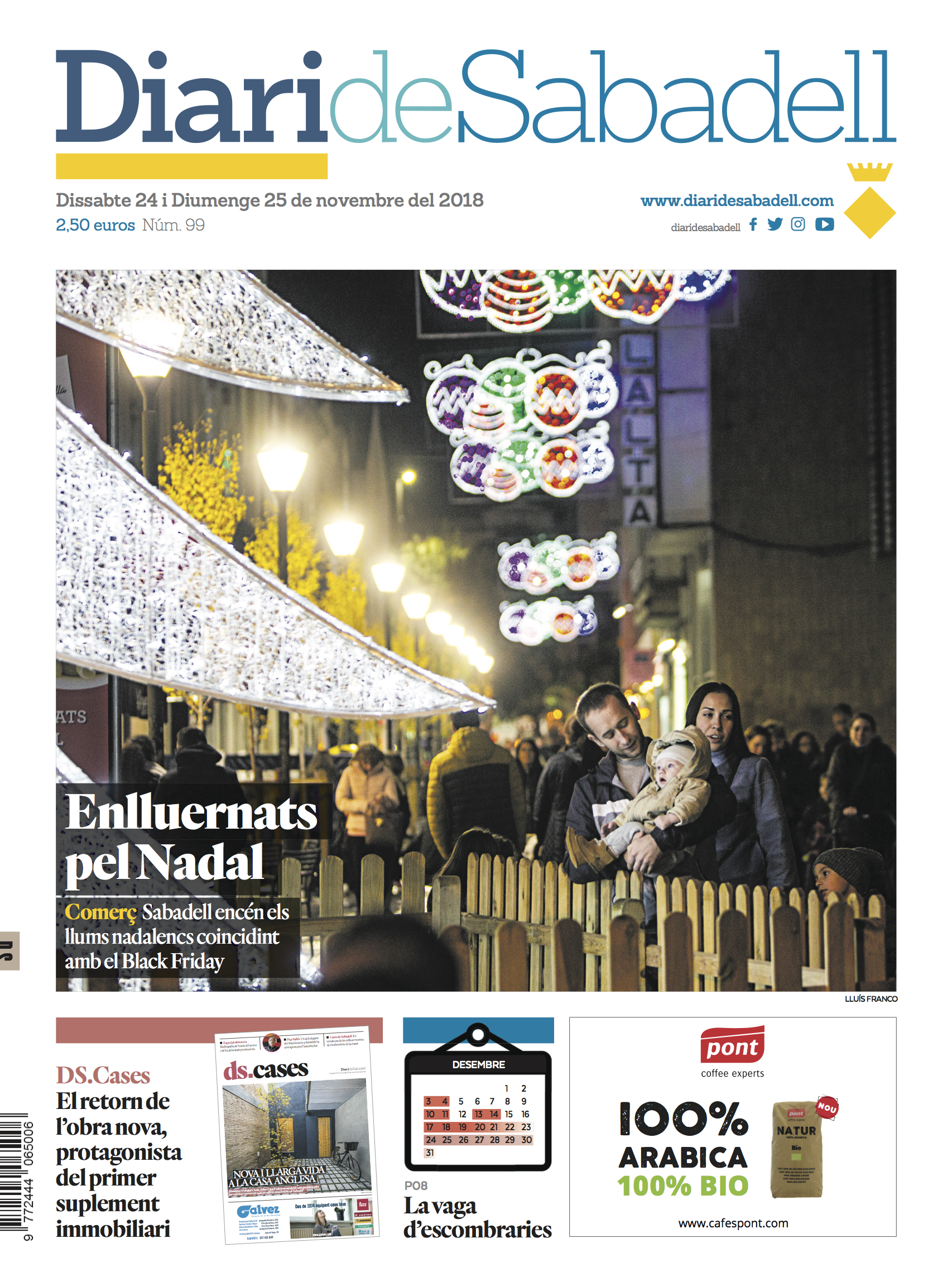 En portada: Enlluernats pel Nadal