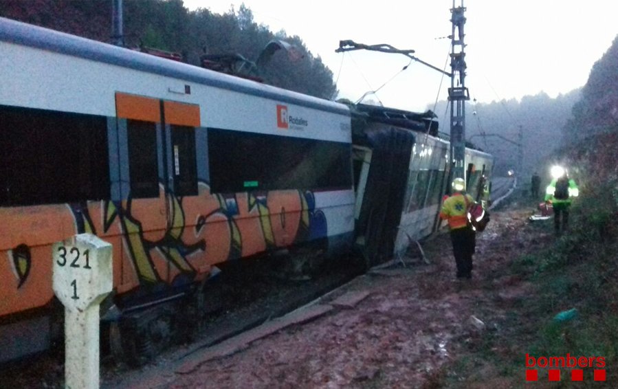 MAPA: El lloc de l'accident de Vacarisses i les afectacions al servei de Rodalies