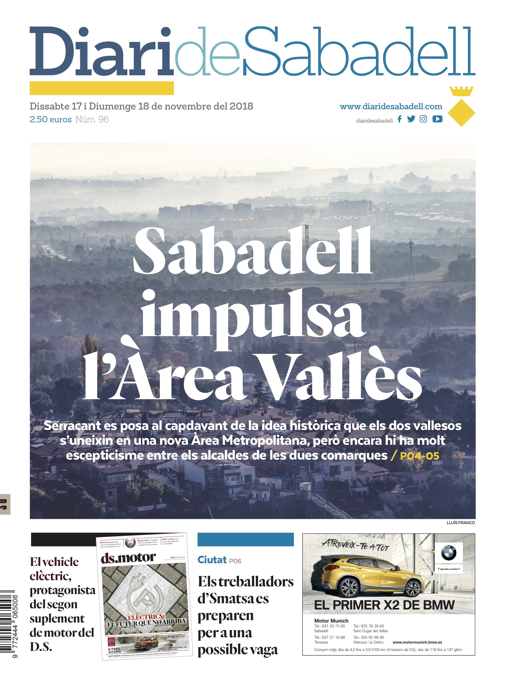 En portada: Sabadell impulsa l'Àrea Vallès
