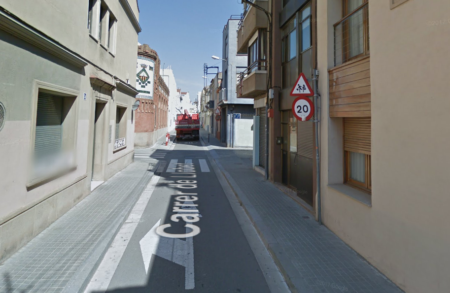 Obra als carrers de Llobet i de les Paus