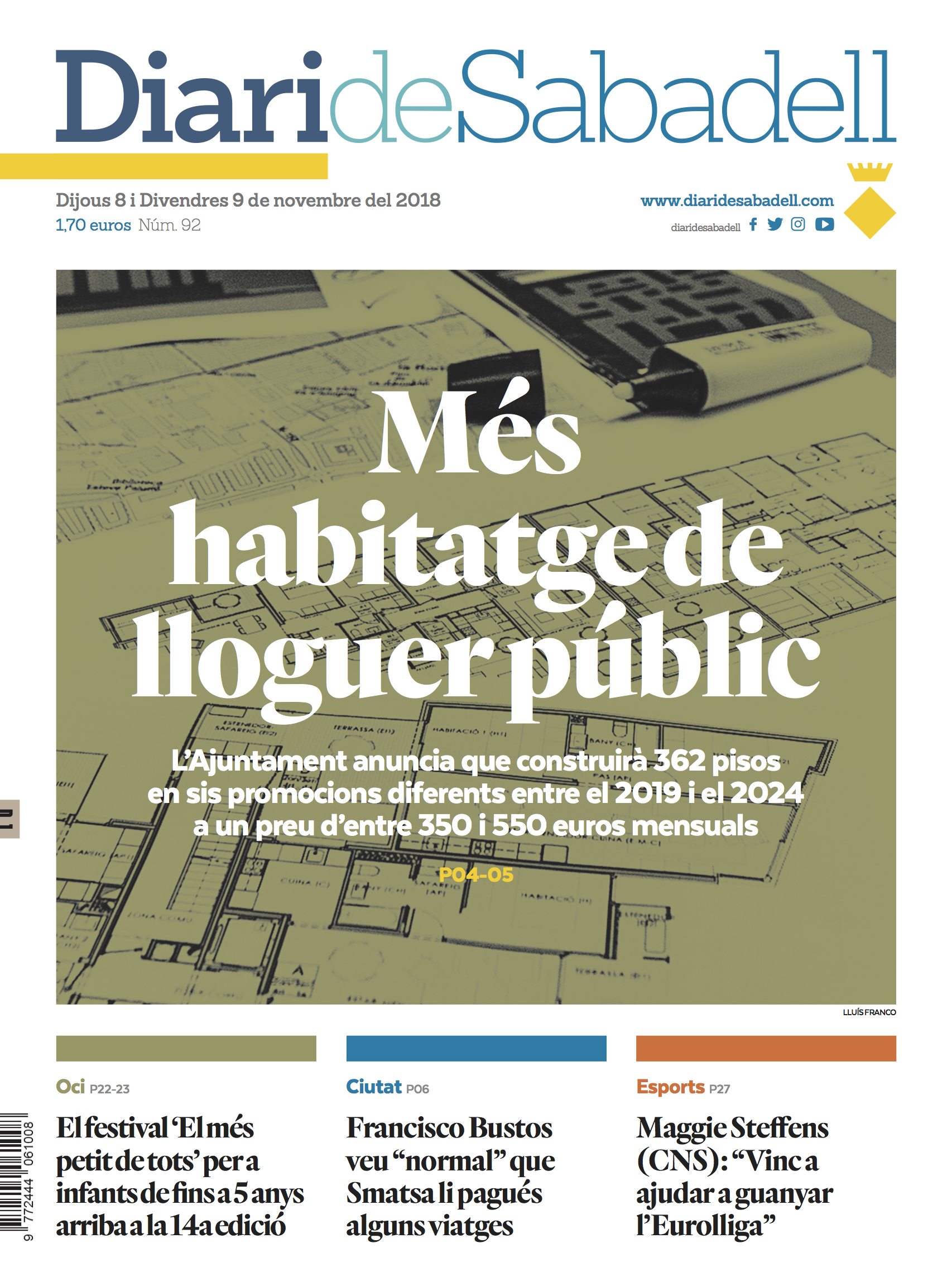 En portada: Més habitatge de lloguer públic