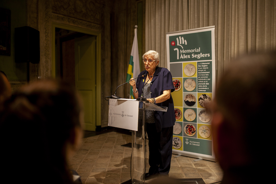 Maria de la Pau Trayner i la fundació AGI, els guardonats en el 7è memorial Àlex Seglers
