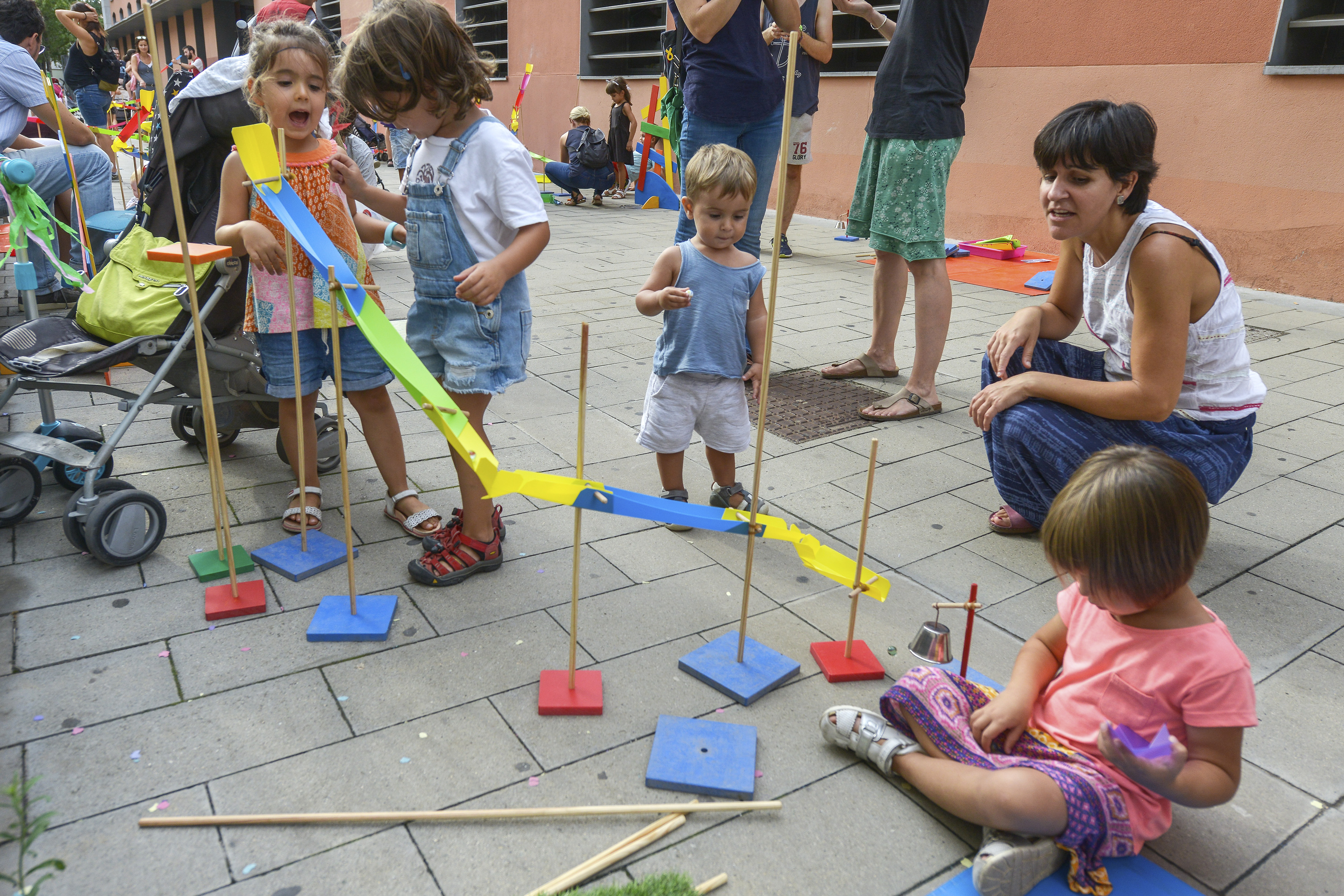 L'enginy de petits i grans, a prova a la Vapor Badia