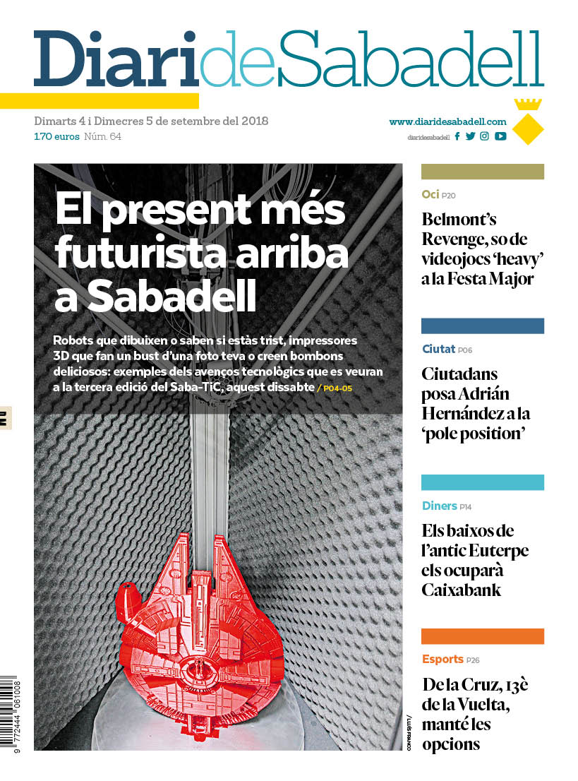 El Saba-TiC, protagonista del Diari d'aquest dimarts