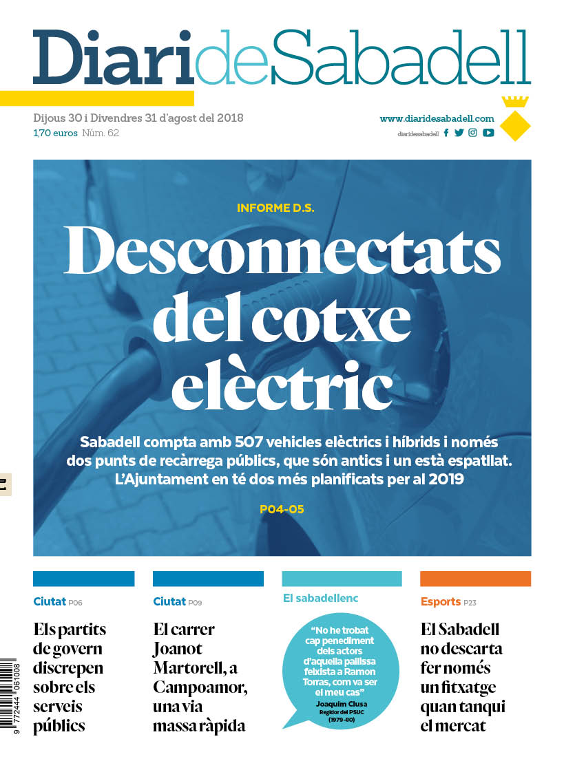 En portada: Desconnectats del cotxe elèctric