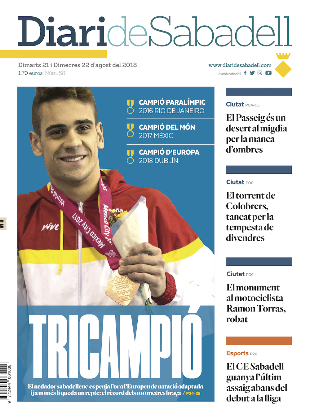 En paper: Óscar Salguero, tricampió