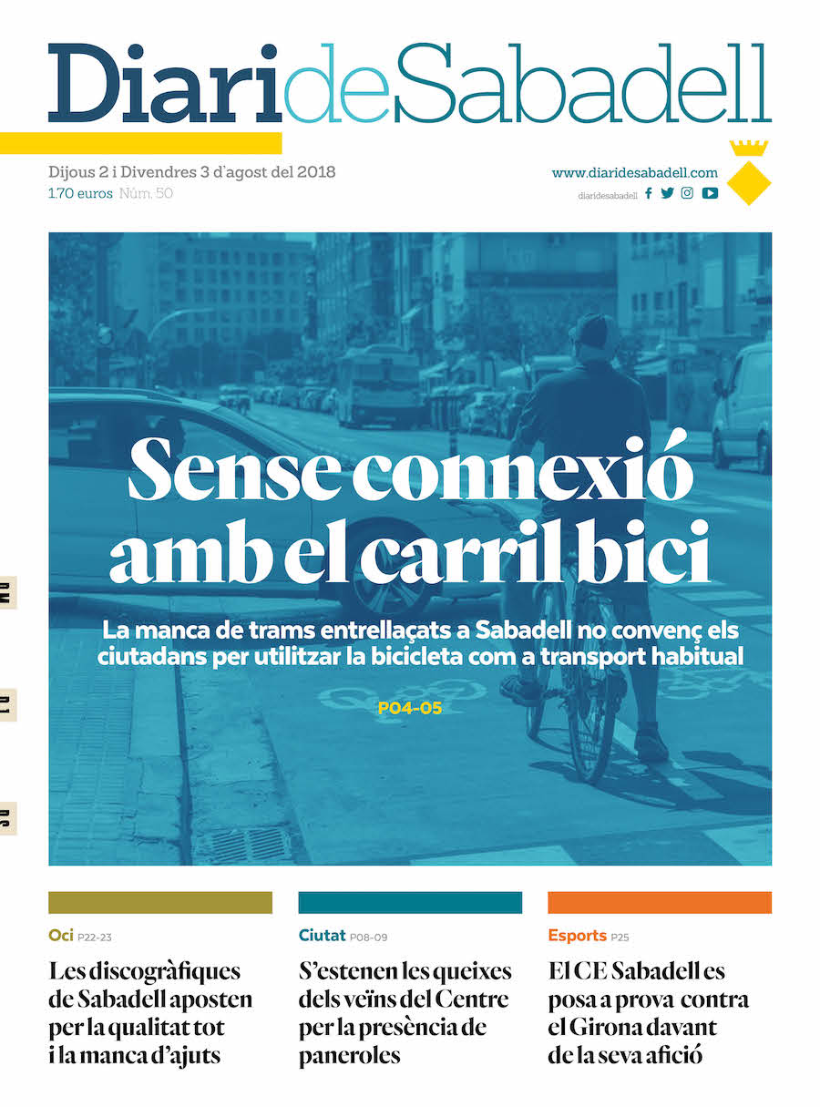 En paper: Sense connexió amb el carril bici