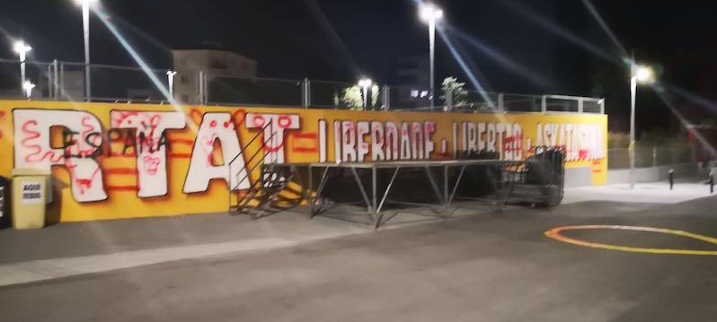 Atacs al 'Mural de la Llibertat'