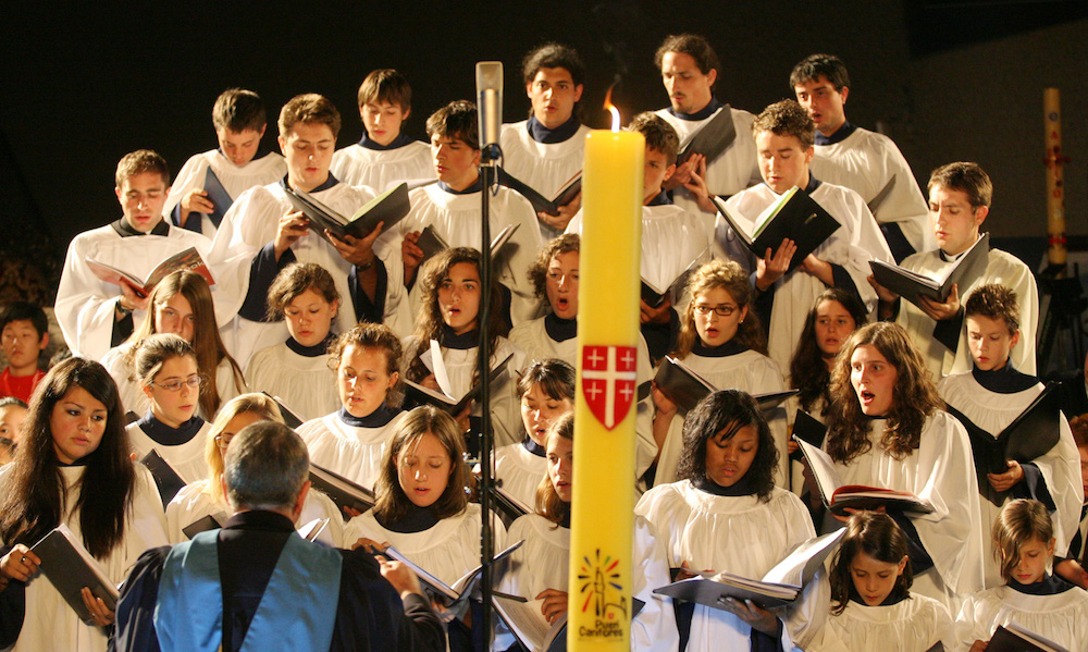 Triple concert d'infants cantaires a la Puríssima