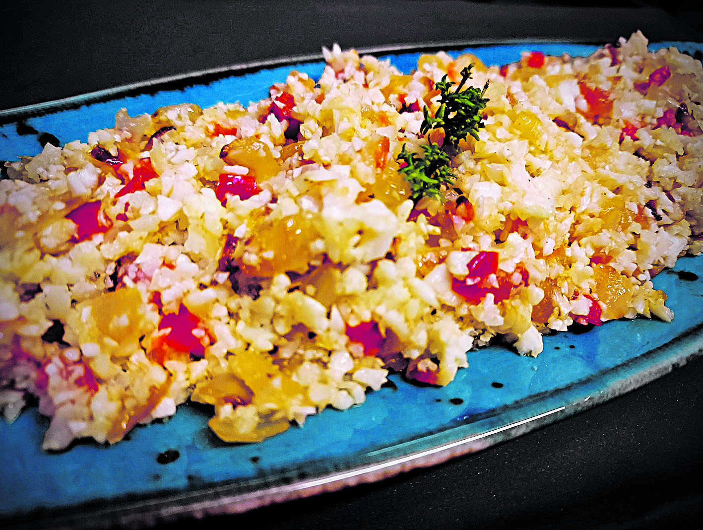 Fals cuscús de coliflor