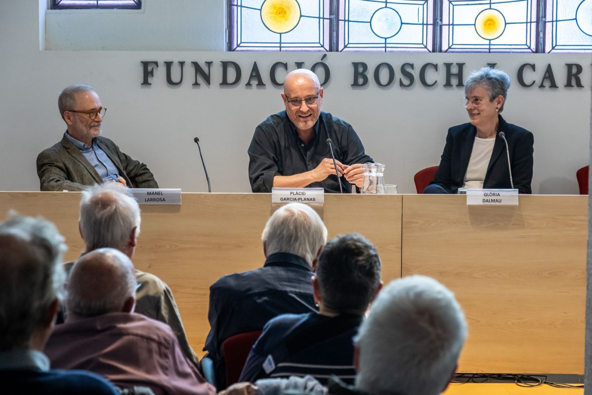 Manel Larrosa, Plàcid Garcia-Planas i Glòria Dalmau  - Juanma Peláez