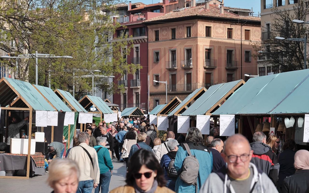El Mercat del Ram de Vic aposta per la gastronomia i els agroproductors locals. - Oriol Clavera