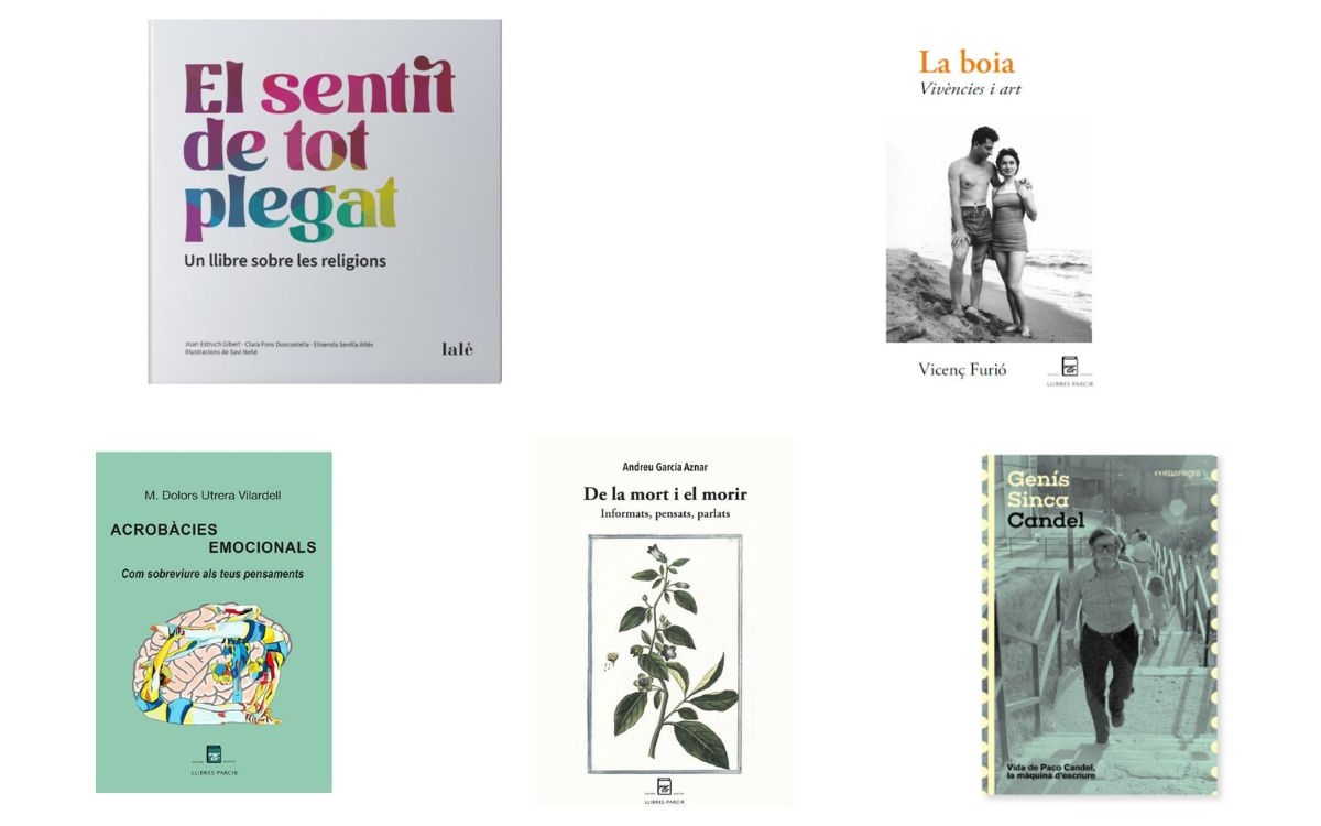 Noves publicacions d`autoajuda i vivències personals amb segell bagenc que trobareu aquest Sant Jordi 2025