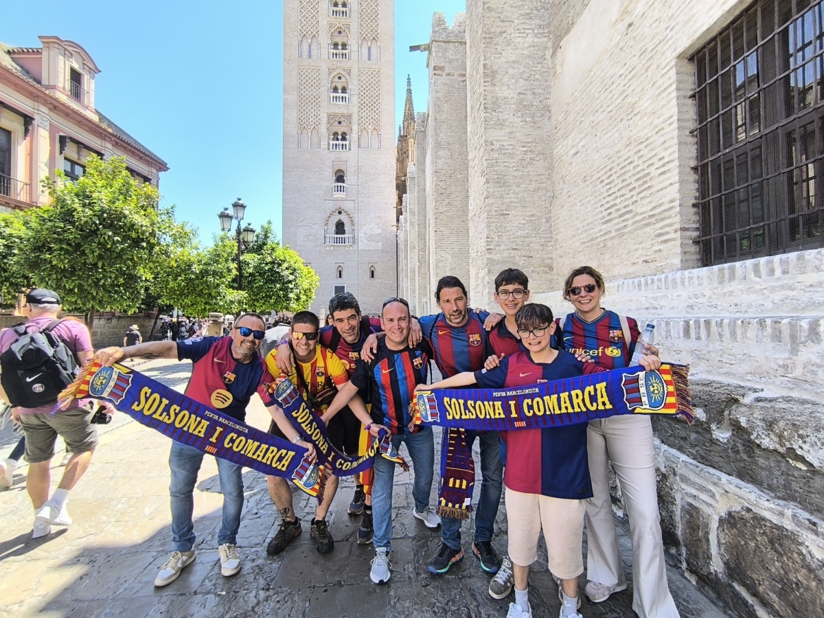Penya barcelonista Solsona Final Copa del Rei 
