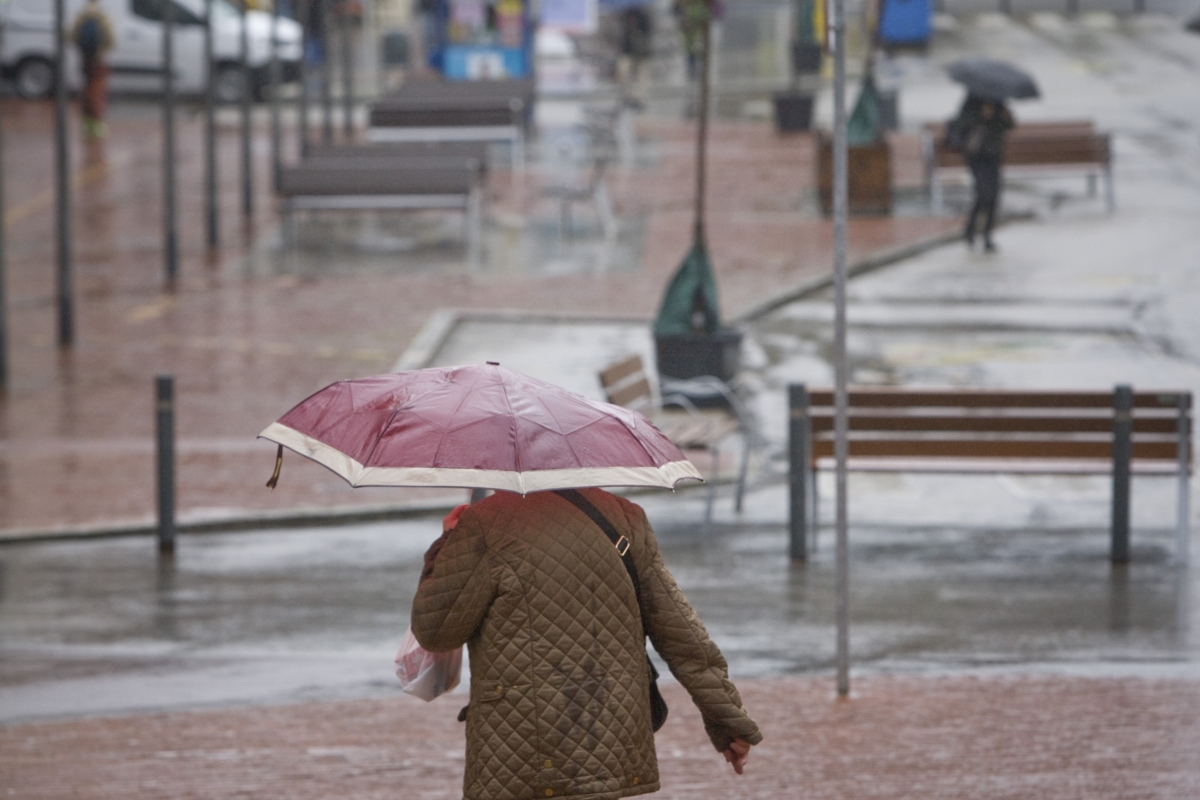 Dia de pluja a Terrassa en una imatge d'arxiu - Nebridi Arózegui